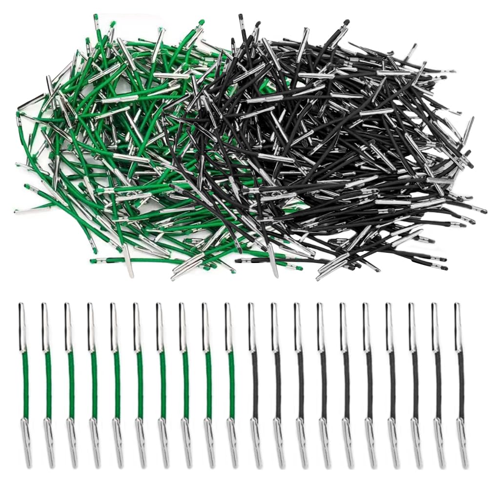 TRKETK 200 Pcs Treasury Tags, Paper Binders Stationery Binder Fasteners Portable String Binders Office Fasteners Elasticity Metal Treasury Set for Office, School & Home Organizatio