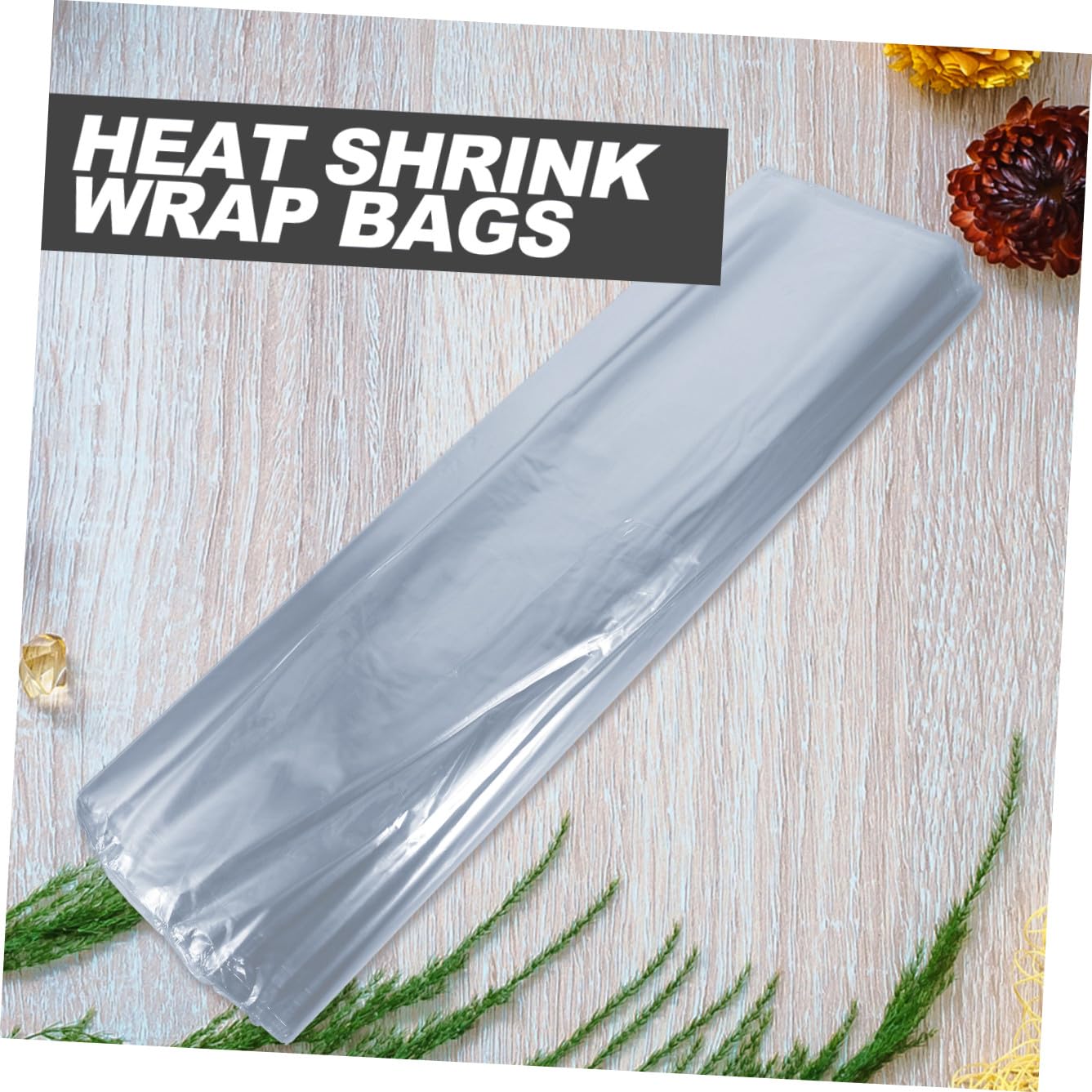 100 Schrumpfverpackungsbeutel Transparent PVC Schrumpftüten für DIY projekte Geschenkverpackung und Bastelarbeiten Hitzeempfindliche Schrumpffolienbeutel für Geschenkkörbe