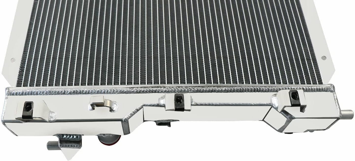 4 Row Core Aluminum Radiator for 2005 2006 2007 2008 2009 2010 2011 2012 2013 2014 Ford Mustang Base/GT/Shelby GT 4.0L V6 4.6L 3.7L 5.0L V8 Manual All AA5052 Aluminum Radiador