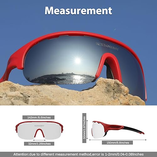 Miniatura 2 de ROCKNIGHT HD Polarized Sports Sunglasses for Cycling, Biking, Baseball & Volleyball Etc- UV Protection, Lightweight & Durable