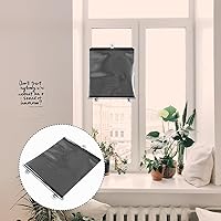 Vista 2 de 1 pieza de cortina opaca con ventosas adhesivas temporales para ventana portátil de 49.21x19.69 pulgadas