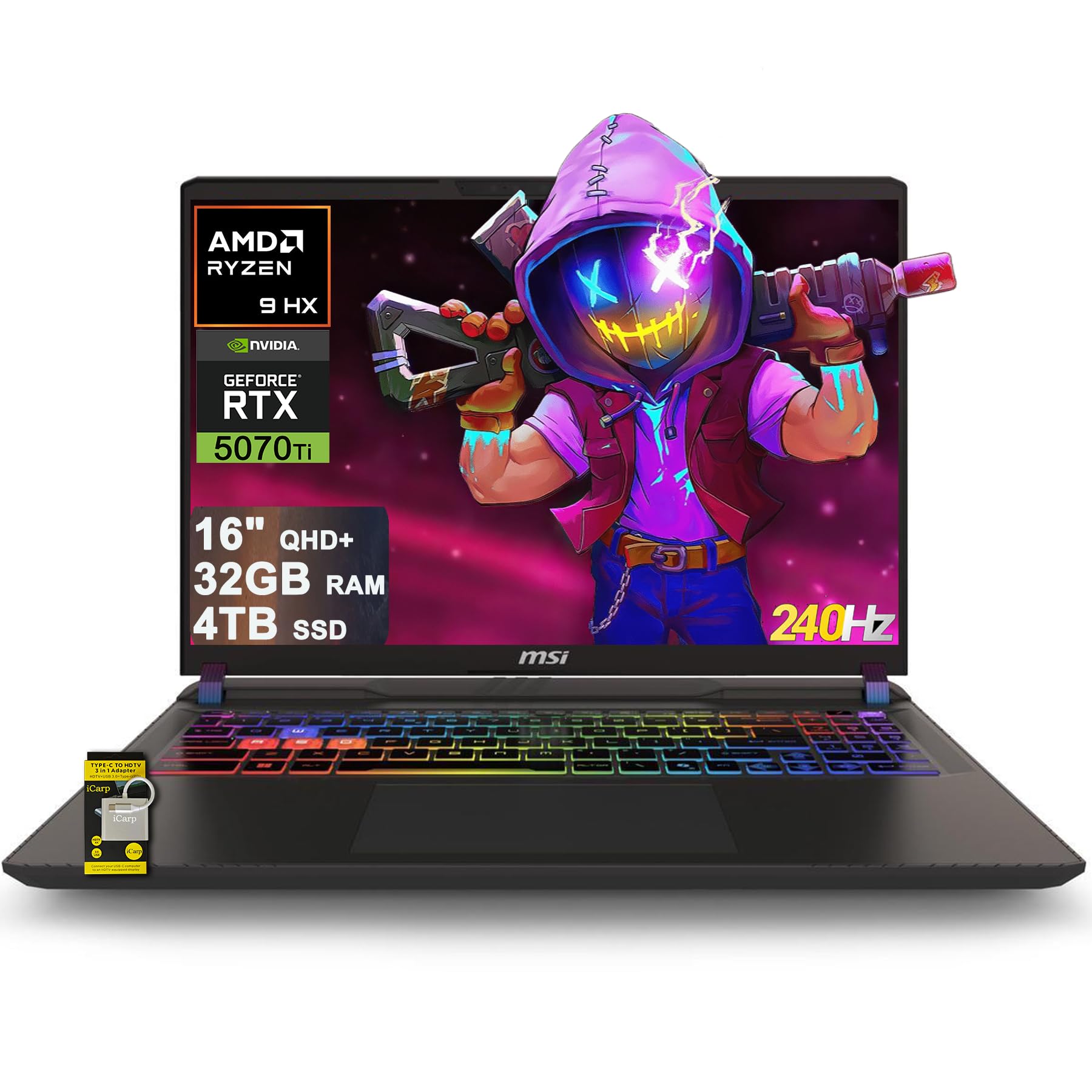 Amazon.com: msi Vector A16 HX Gaming Laptop 16