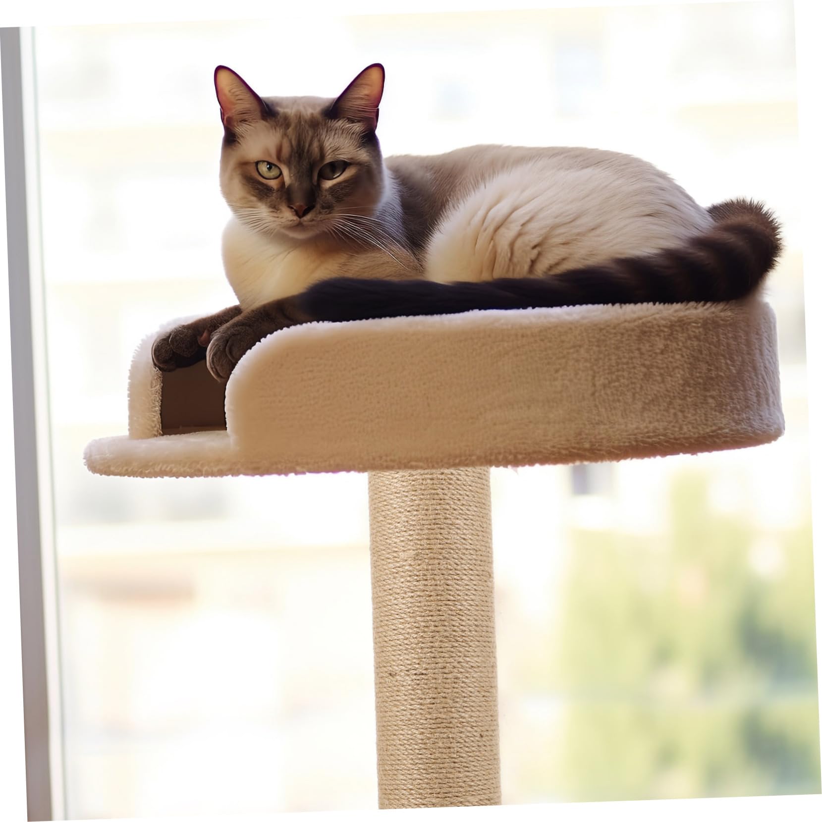 Ersatz Kratzbaum Juteseil Katzenkratzbaum Kratzpfosten Mit Stabilem Sockel Kratzfest Wohnungsgeeignet Für Katzen Indoor Spielzeug