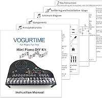 Vista 3 de DIY Piano Soldering Project Kit Electronics Solder Practice Kit, Great STEM Project and Gift, Multi-Function