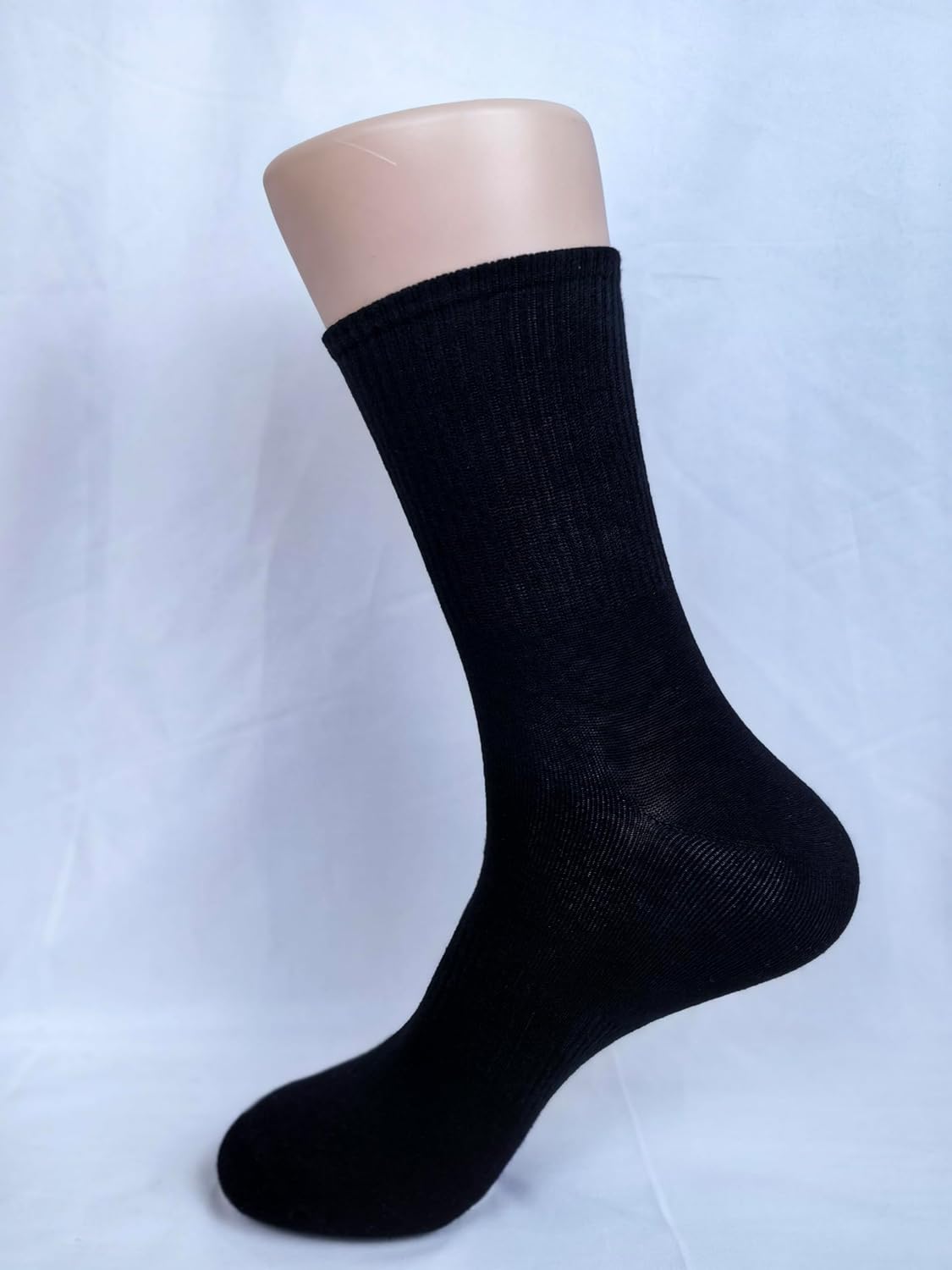 Men's Thin Breathable Socks - 3 Pairs Summer Crew Socks Low Cut Casual Athletic Socks for Men Size 8-13