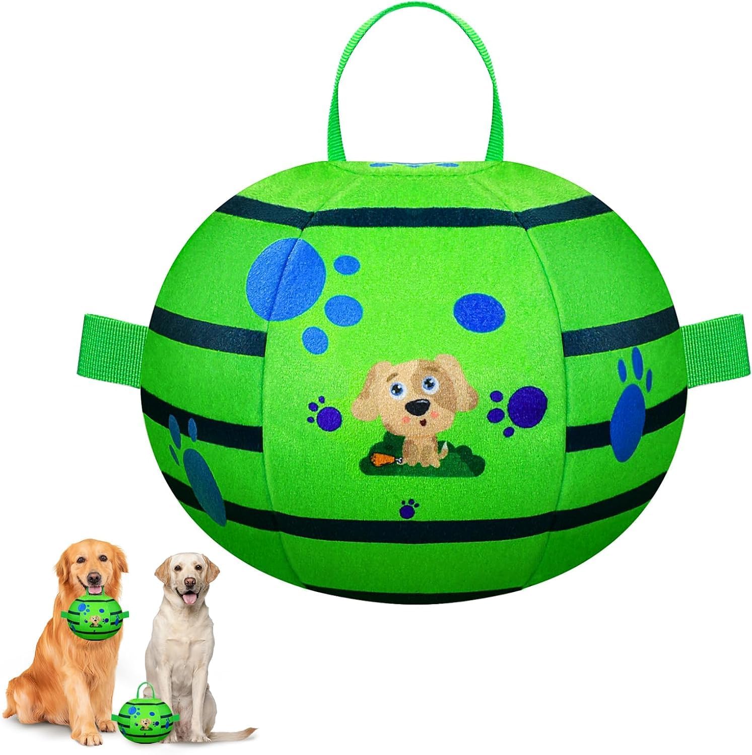 Interactive Dog Toys for Large Dogs Moving Dog Toy Ball Rechargeable Bouncing Rolling Puppy Ball Toy with Jumping