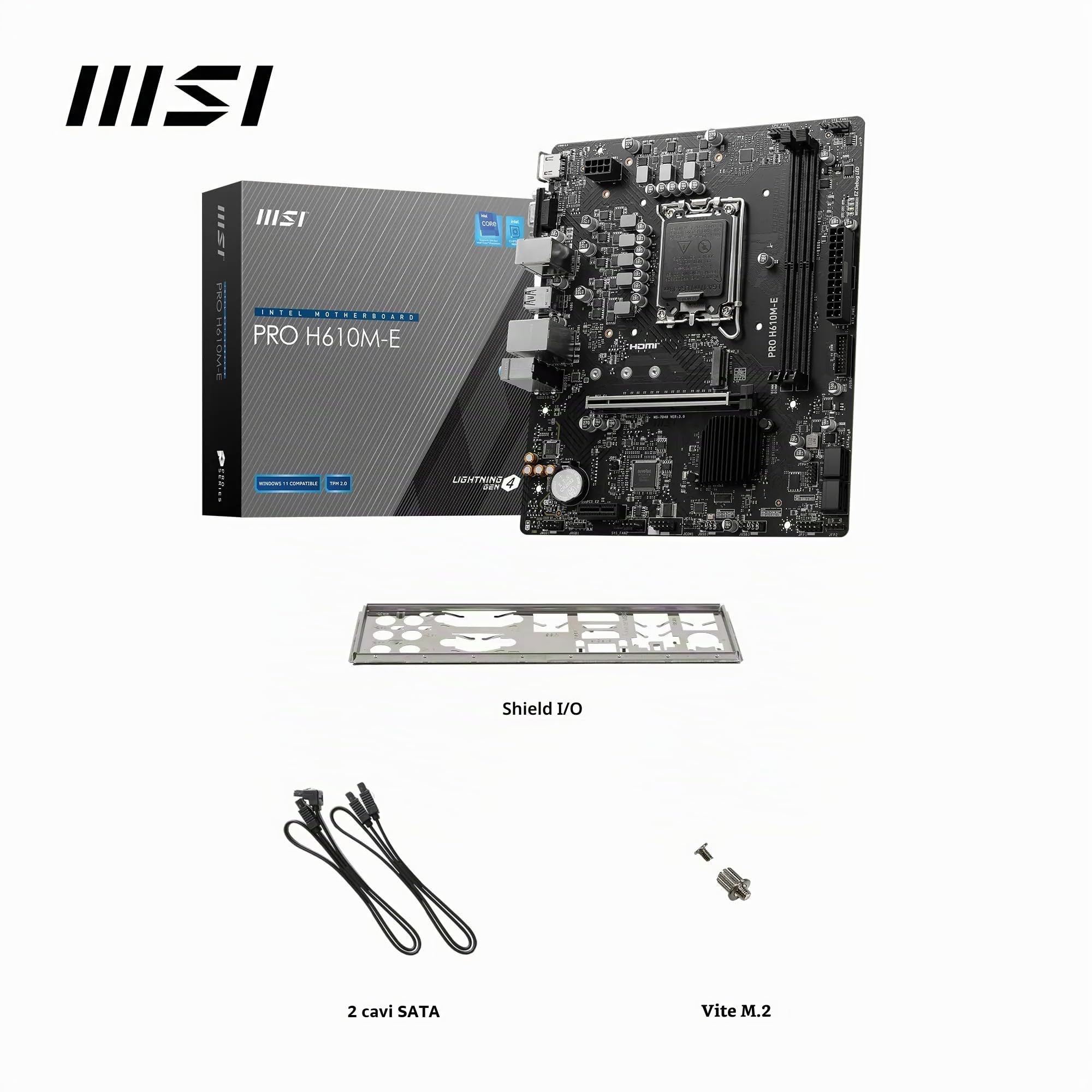 MSI PRO H610M-E Scheda madre