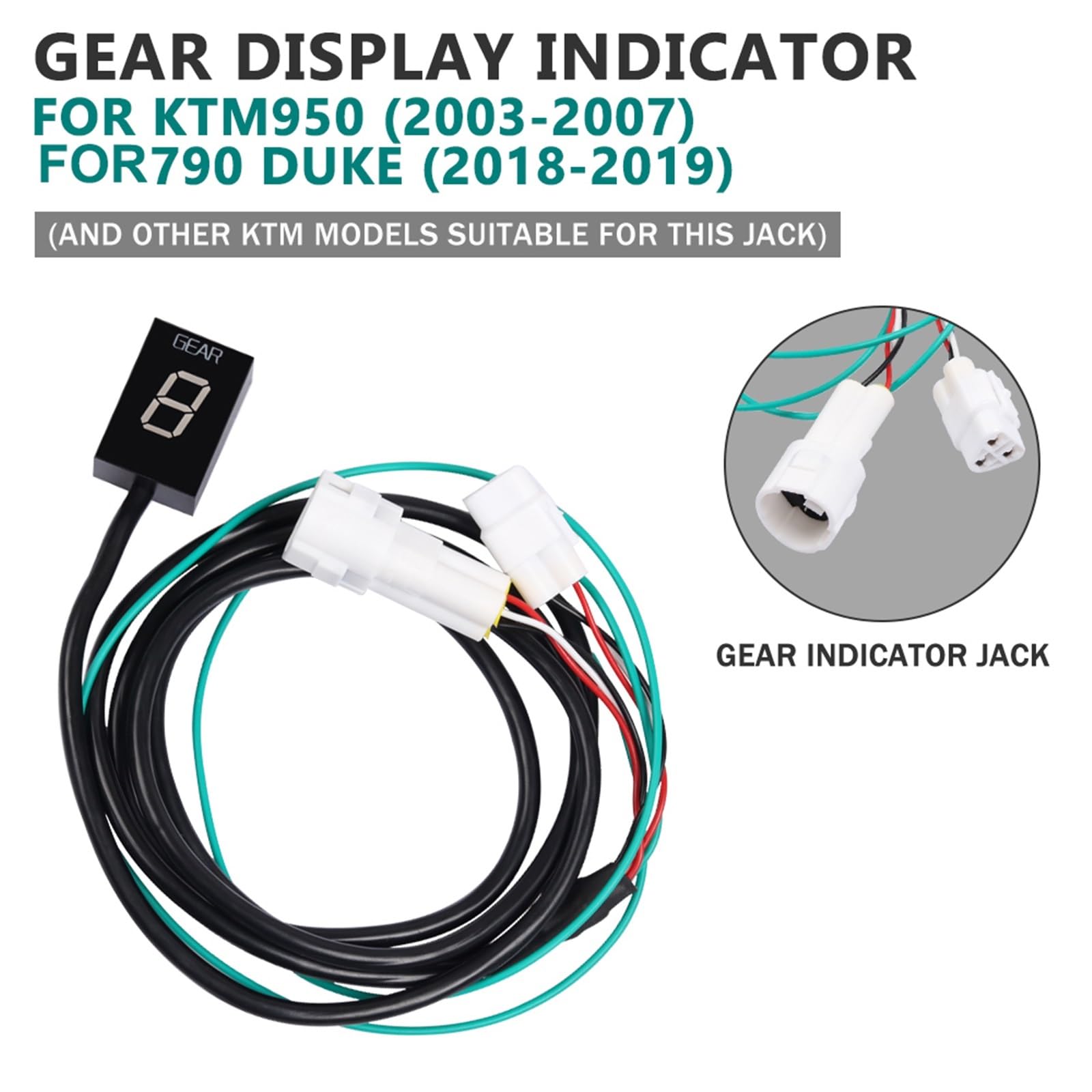 For 690 Enduro 2015 Duke690 690 Duke 690 2008 2009 2010 2011 2012 Moto Indicatore di Marcia Accessori Display della Marcia Meter Indicatore di marcia per moto(Bracket-Black)
