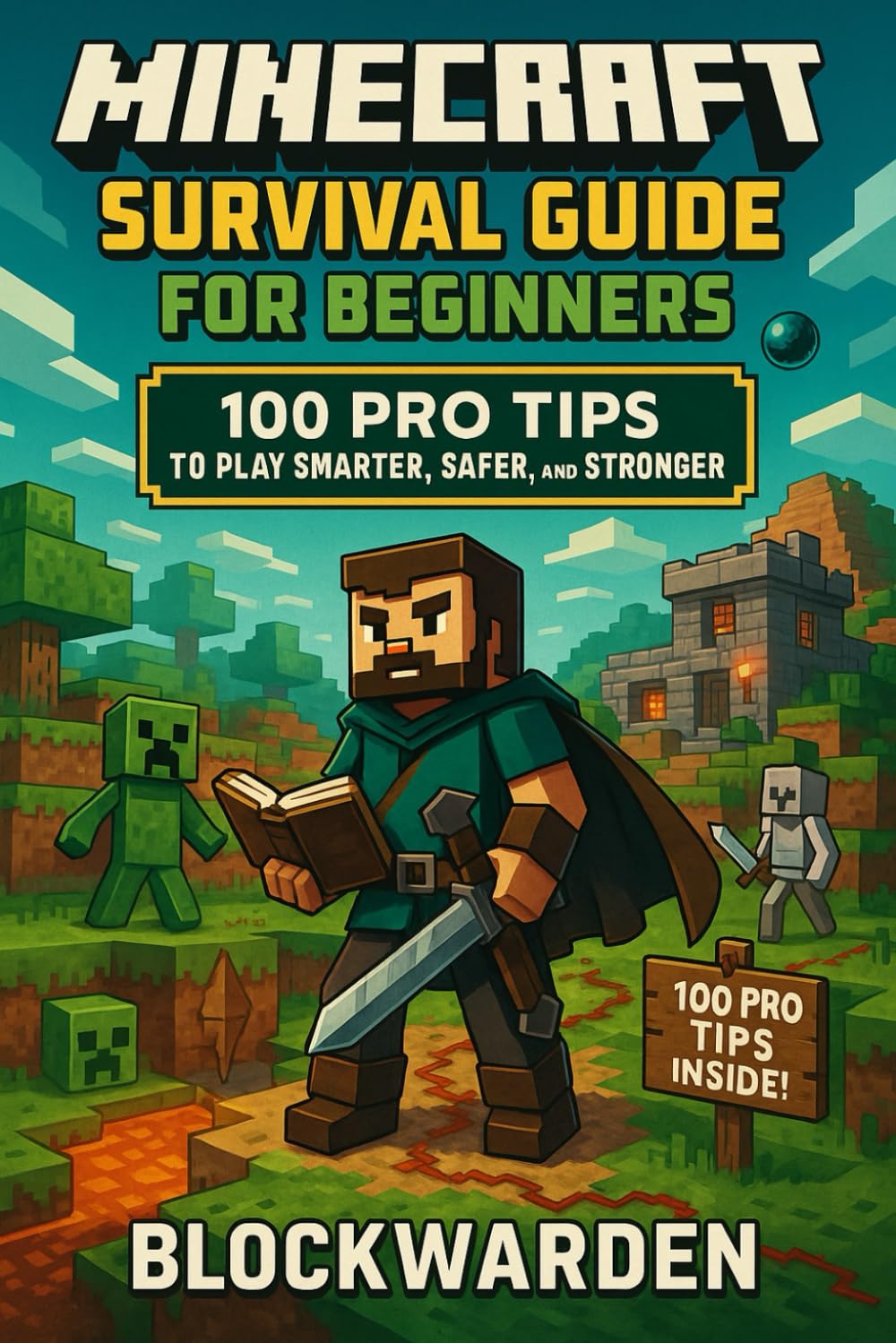 Minecraft Survival Guide for Beginners: 100 Pro Tips to Play Smarter, Safer, and Stronger.