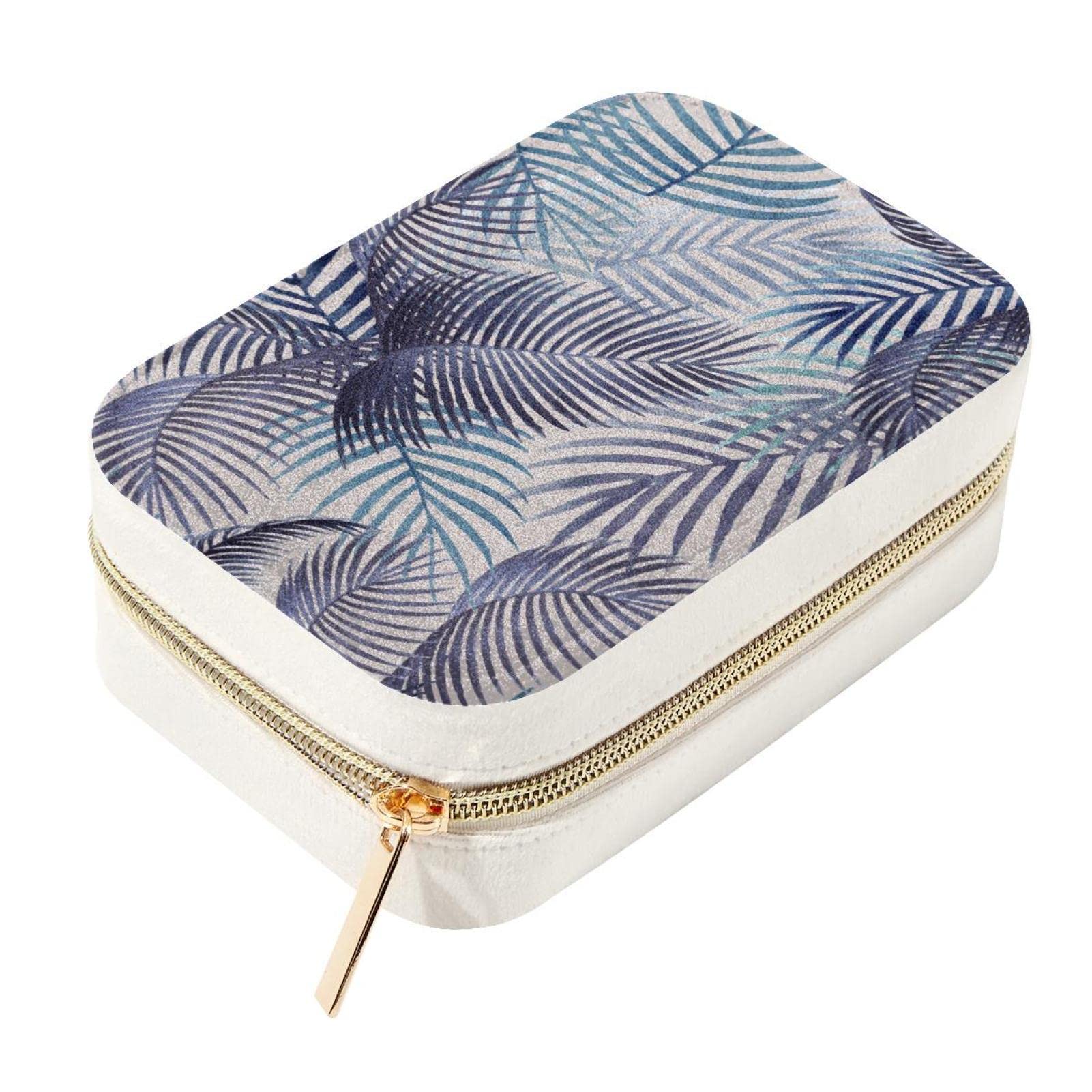 Boîte à bijoux en velours violet idéale pour vos voyages