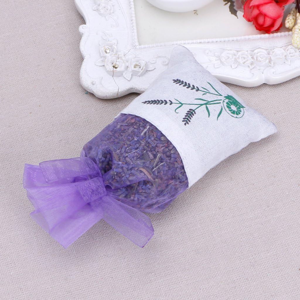 Lovely Dried Lavender Flower Buds Sachets Packets for Car & Home Closet Deodorizer Freshener Bridal Shower