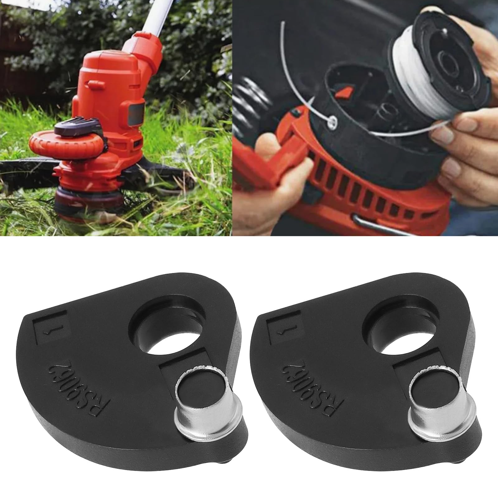 SG Store 2Pcs Mower Spool Lever Replacement String Trimmer Lever Assembly 90626568 Compatible with Black and Decker LSTE522 - Image 3