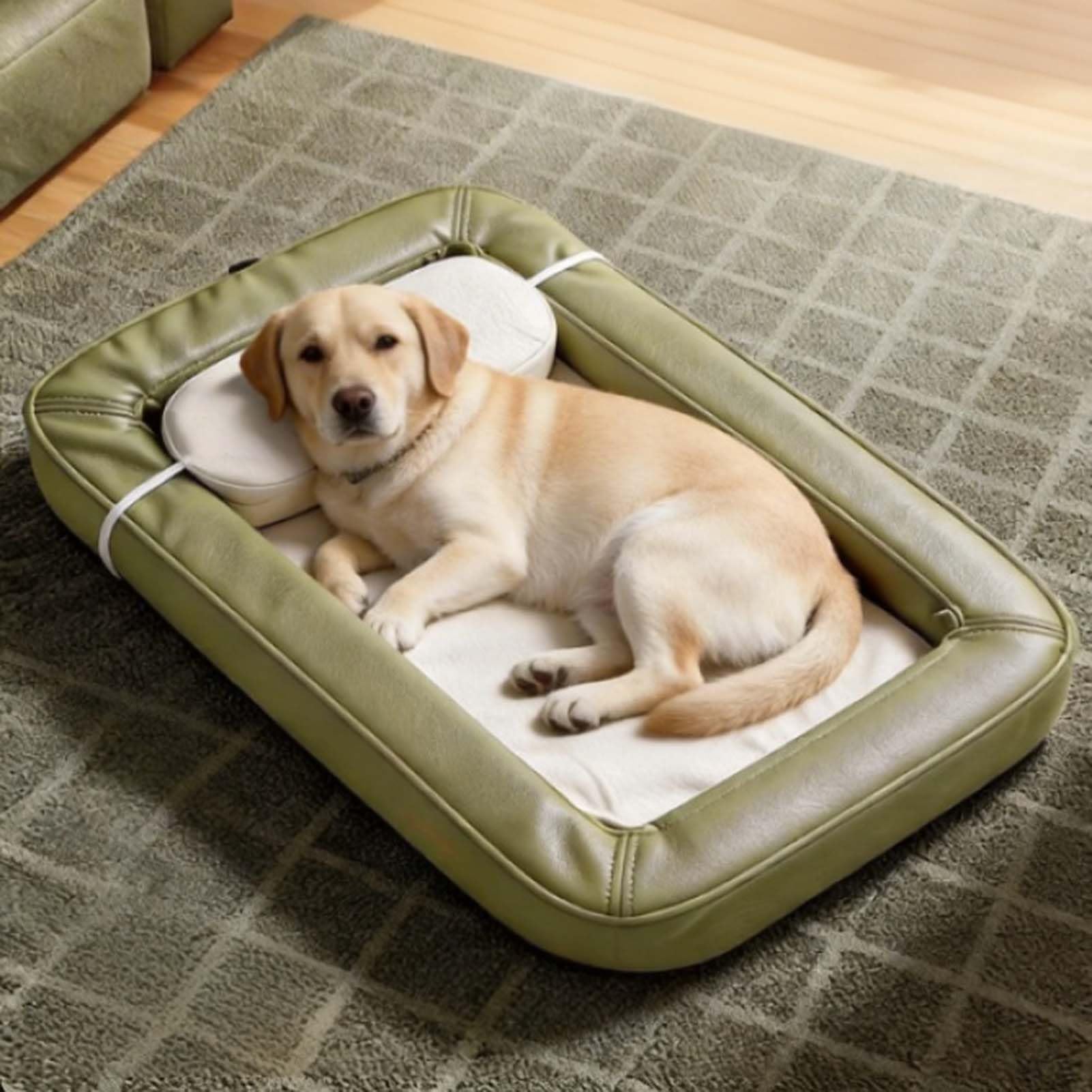 Hundebett Alle Jahreszeiten, Hundematte, Hundekissen, Schlafplatz Hunde, Katzenbett, Haustierbett, Waschbar, Abnehmbarer Bezug, Komfortable Liegefläche Für Kleine Hunde