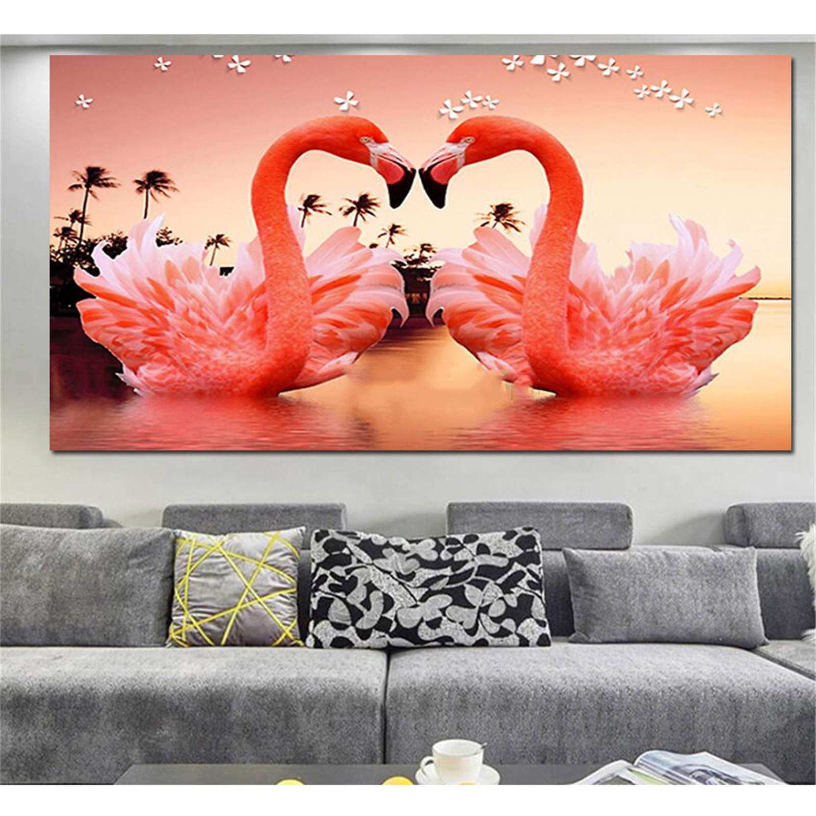 Diamant peinture complete grand format pour s'initier aux loisirs creatifs anti stress