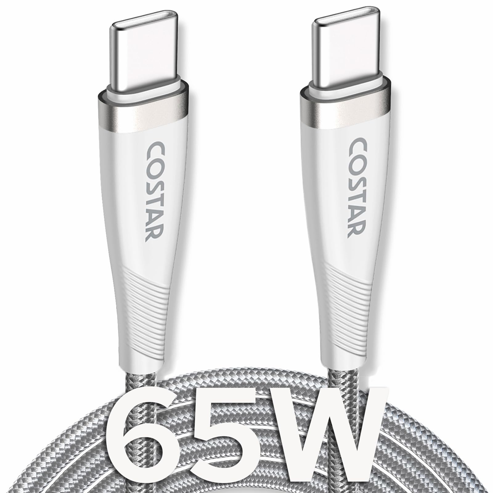 COSTAR USB to 8 Pin Charging Cable, 3A Fast Charger Nylon Braided Cable, Data Sync Transfer For iPhone 14 /Pro Max /13/12/12 Pro,11,Mini, X, 8,7,6(silver 2m) — Amazon image 11