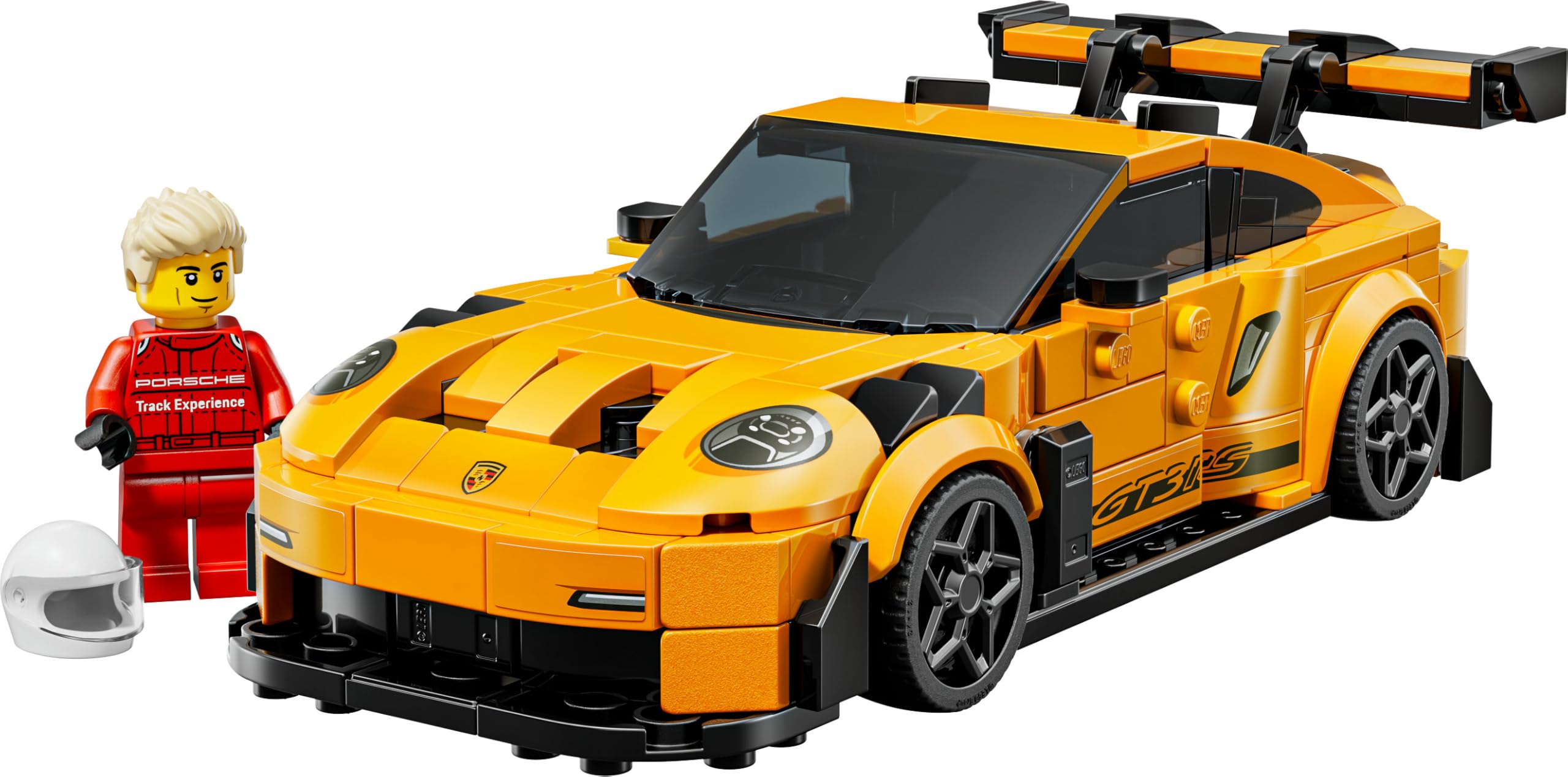 LEGO Speed Champions Super Car Porsche 911 GT3 RS - Modellino di Auto con Minifigure del Pilota - Macchina Giocattolo per Bambini da 9 Anni - Regalo di Compleanno - 77239
