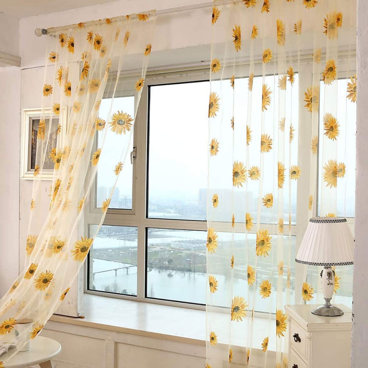 Rideaux Mesh Tournesol Anti-Regards - Protéger l'Intimité de la Chambre d'Enfant sans Assombrir