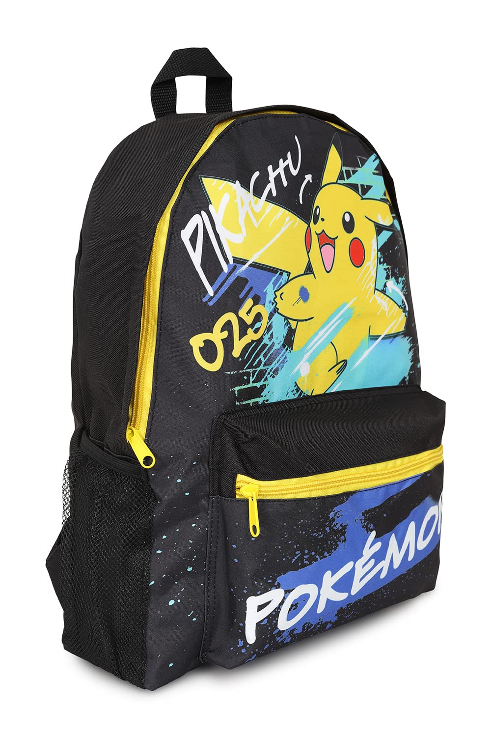 Offizieller Pokemon Pikachu Rucksack – Schulrucksack Für Kinder, Mit Fronttasche & Verstellbaren Trägern – Perfekt Für Schule & Ausflüge
