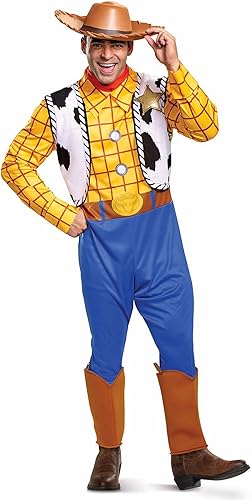 Disney mens Disguise Disney Pixar Toy Story and Beyond Woody Classic Costume