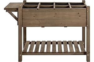 Yaheetech 49x22x32in 8 Pockets Horticulture Raised Garden Bed