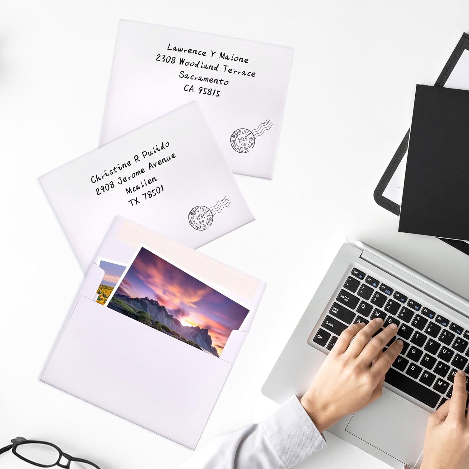 A2 Envelopes Self Seal 500 Pack - 4-3/8 x 5-3/4 White Invitation Envelopes Bulk for Postcard, Wedding, RSVP, Thank You Notes, Announcements, Greeting Cards, Photos