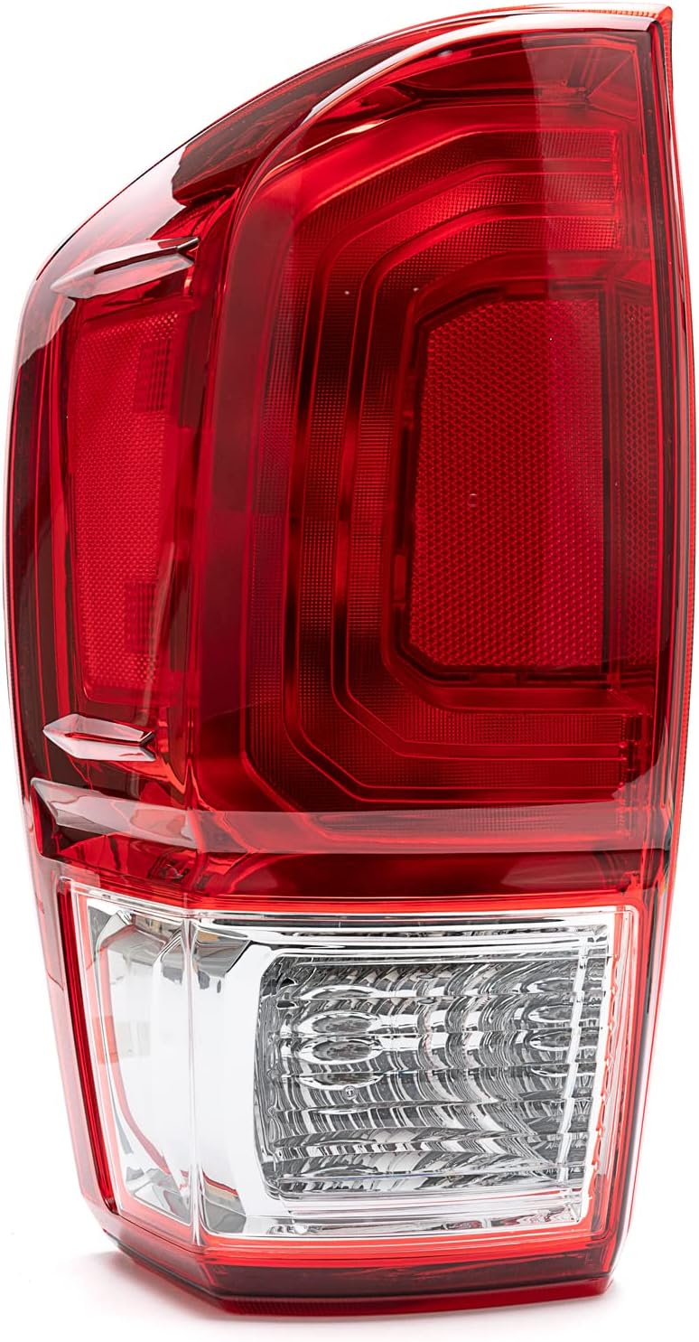 Left Side Rear Tail Light Housing Compatible with 2016-2022 Toyota Tacoma with Brake Lamp With Bulb Replace 8156004170 TO2800197