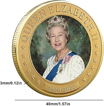 Amazon.co.jp: エリザベス2世女王記念コイン エリザベス女王硬貨