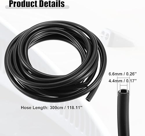 Miniatura 7 de ACROPIX Kit de boquilla de limpiaparabrisas delantero para Dodge para RAM para Dodge Charger con manguera de 118.1in, paquete de 17 unidades, color