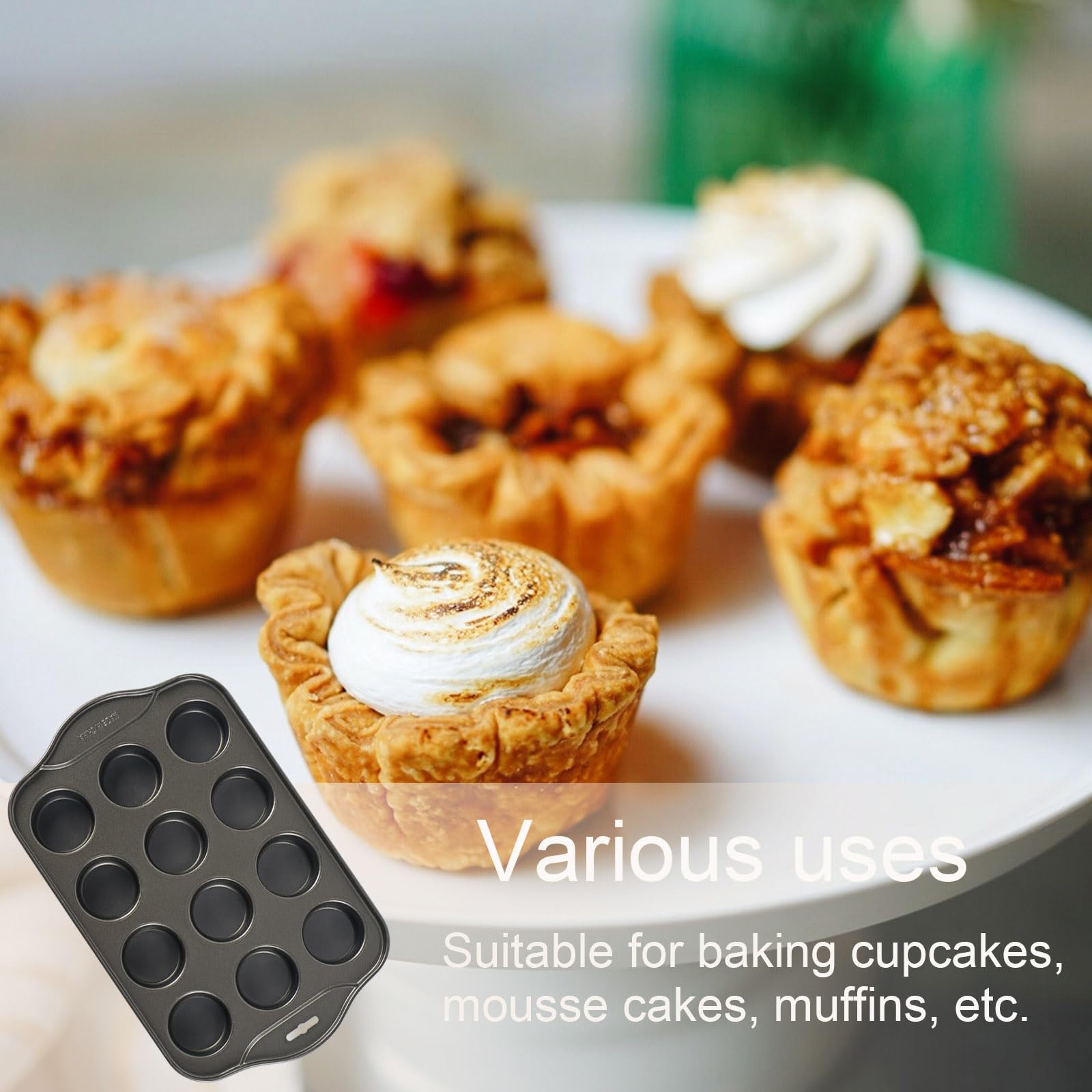 Tortiera 22 Cm Apribile MOUYAT Set Di 6 Teglie Quadrate Per Cheesecake Con Fondo Tortiera 24 Cm Apribile