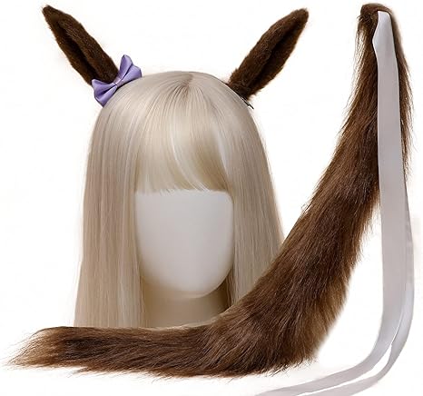 Amazon ウマ娘 プリティーダービー スペシャルウィーク ウマ耳 ウマ尾 クリップ固定 コスプレ Cosplay小物 ホビー 衣装 アニメ 可愛い コスプレ 仮装 通販