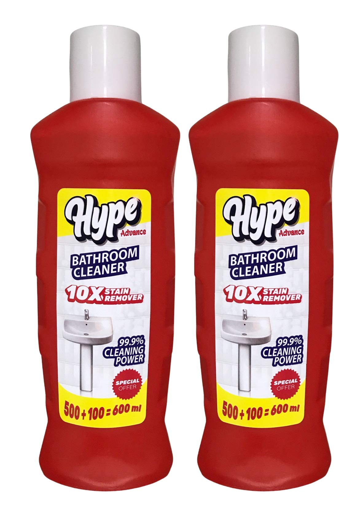 Bathroom Cleaner Combo Pack of 4 (2.4 Litre) With Free Scrub