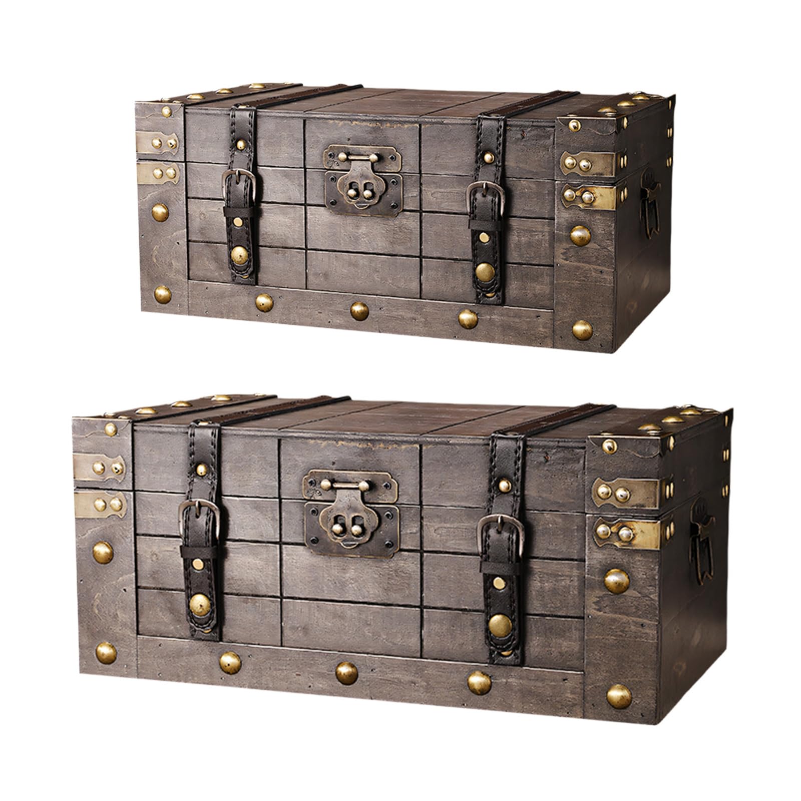 Kalttoy Wooden Trinket Box with Mechanism for Display and Storage Container Wooden Organiser with Lid