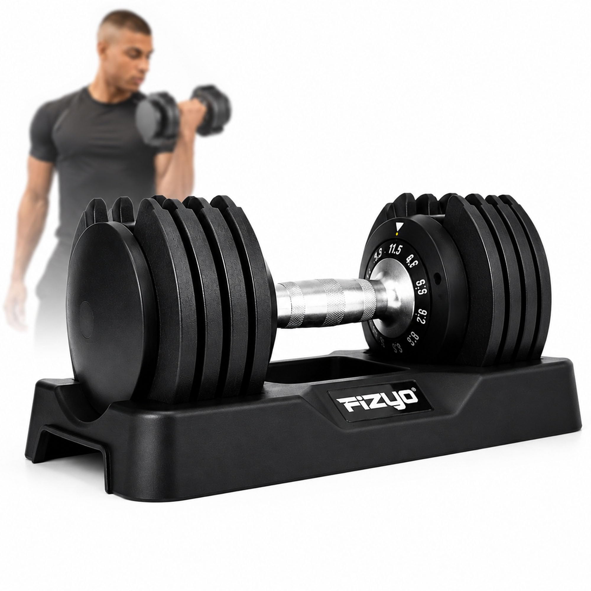 FIZYO Verstellbare Hantel, Hantelset, Kurzhantel Set für Home Gym