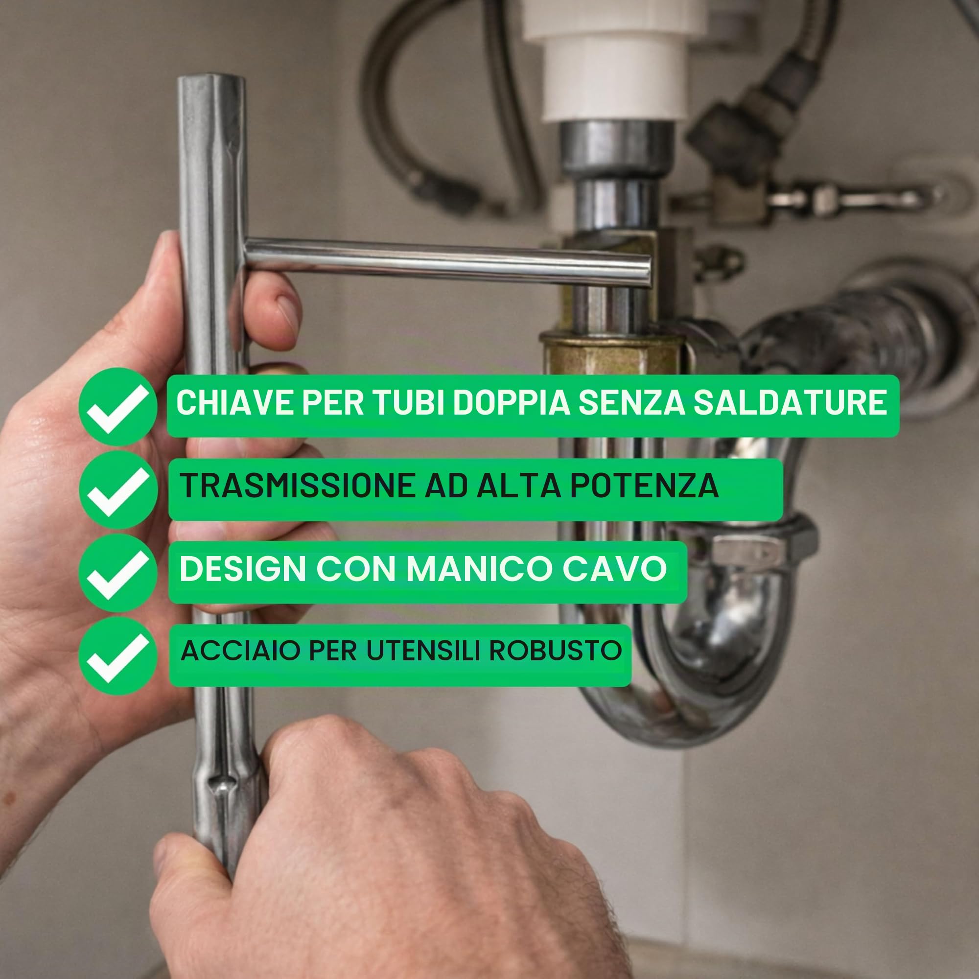 Your Day Mate Set di chiavi a bussola per tubi con barra girevole, SW 12 X 13, 10 X 11, 8 X 9, set di montaggio in acciaio per utensili, kit di chiavi a bussola per dadi esagonali