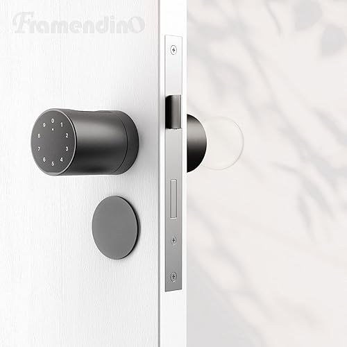 Miniatura 7 de Framendino Paquete de 6 topes de puerta protectores de pared reutilizables de gel absorbente de golpes para puerta cubierta de parachoques redonda
