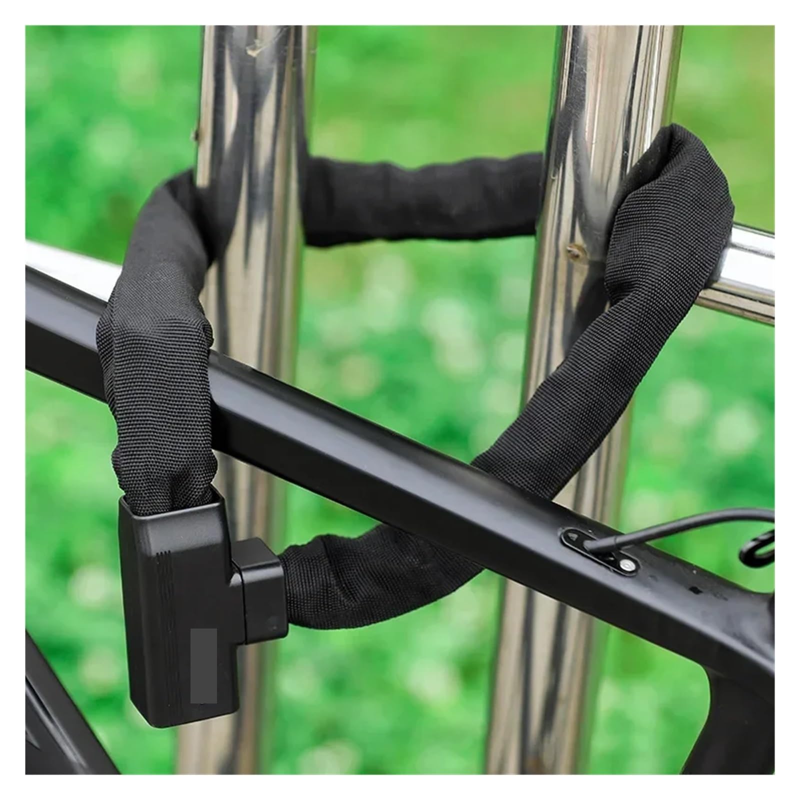 Lucchetto a catena antifurto Addensare Moto Bicicletta Multiuso Porta dell'armadio Accessori for bici Per Biciclette(73cm-size1)