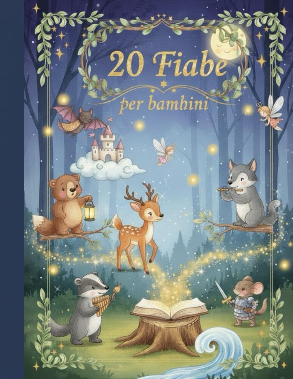 20 Fiabe del Bosco – Storie Illustrate per Bambini 1-7 Anni | Racconti con Morale, Amicizia e Avventure nella Natura