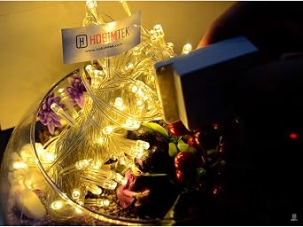 Hobimtek HT-16 Dekoratif Led I k 10 Metre Prizli 100 Ledli Fi li Led I k G n  Lambas  Y lba  A ac  I  So um G n  Led I k Sar  Sar  [Enerji S n f  A]