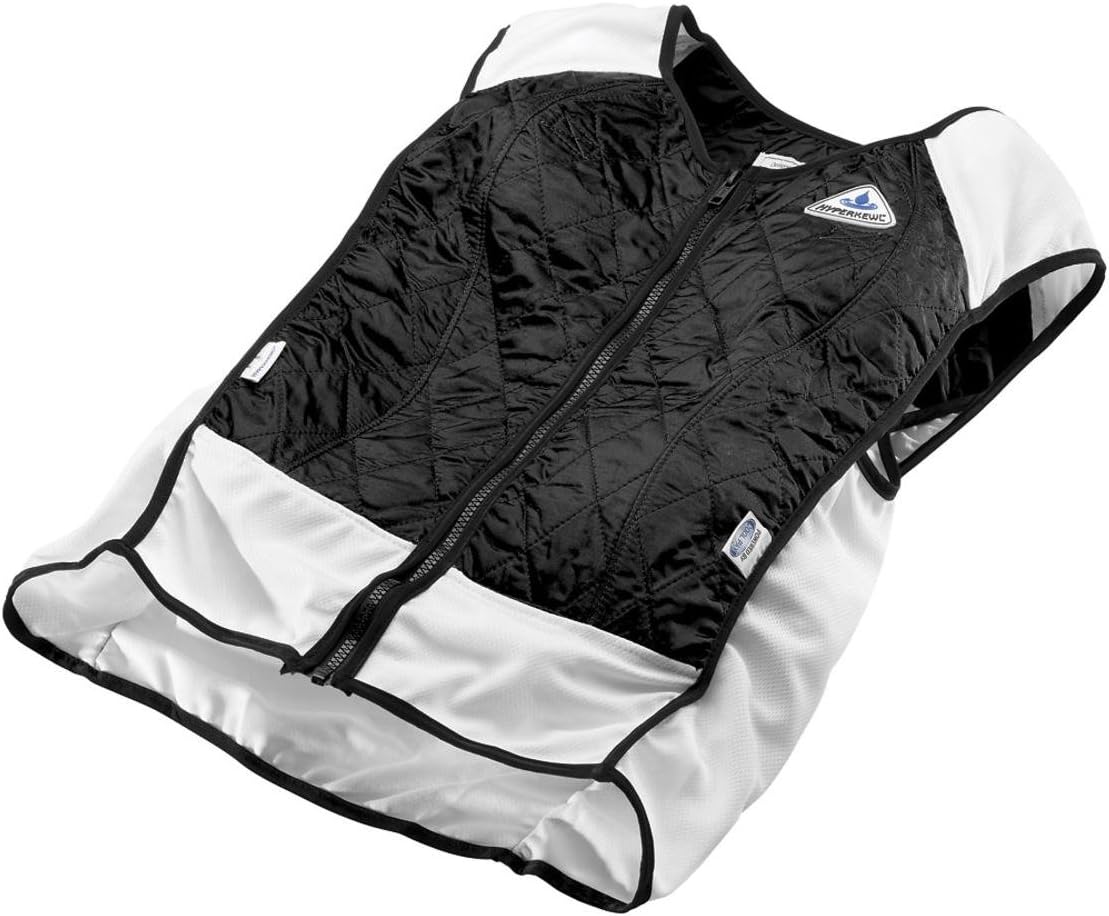Techniche Hybrid Cooling Vest with Both Hyperkewl Evaporative Cooling and CoolPax PCM Cooling, Blue, XX-Large
