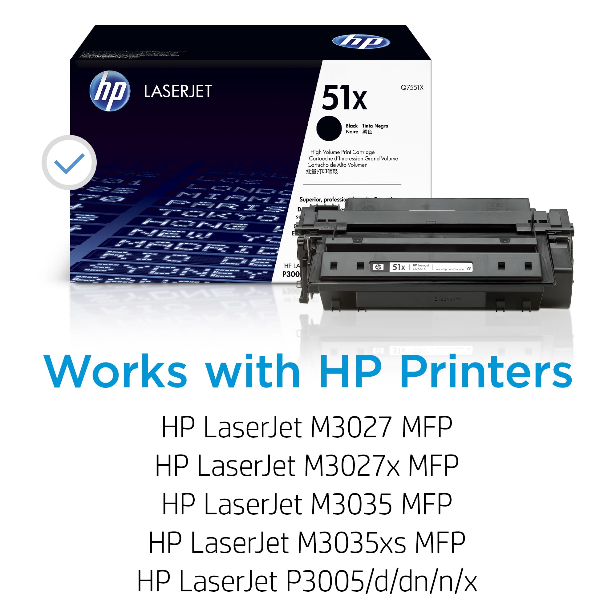Toner HP pour LaserJet P3005 / M3027 / M3035 (51A