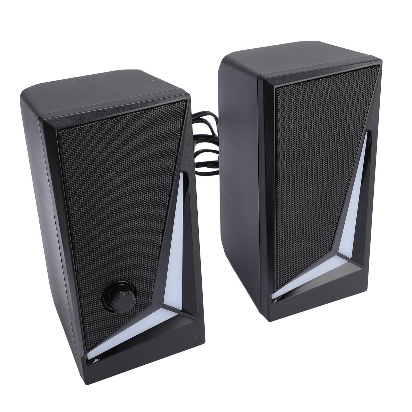 Generic Głośnik Komputerowy do Gier USB światło RGB Dźwięk Radia Moc Szczytowa 10 W Port 3,5 Mm do Komputera ABS 2-calowa Jednostka Pełnozakresowa
