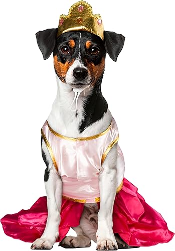 Miniatura 2 de Rubie's disfraz de princesa color rosa para mascotas., XL, Rosado