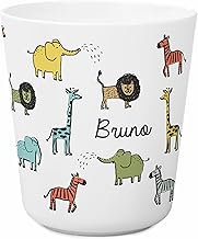 Personalised Tumbler for Children | Back to School / Nursery | Children's Cup with Name | Unbreakable BPA Free Plastic | 200 ml | Animals