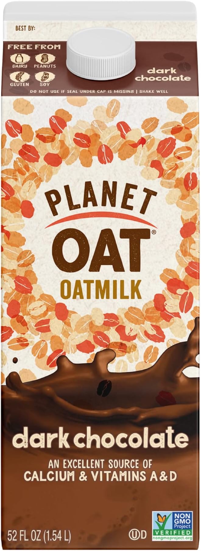 Planet Oat Oatmilk, Dark Chocolate, 52 Fluid Ounce