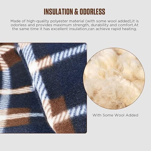 Miniatura 7 de Manta térmica para automóvil de 12 V, manta eléctrica con control de temperatura constante, manta de viaje imprescindible para viajes por carretera,