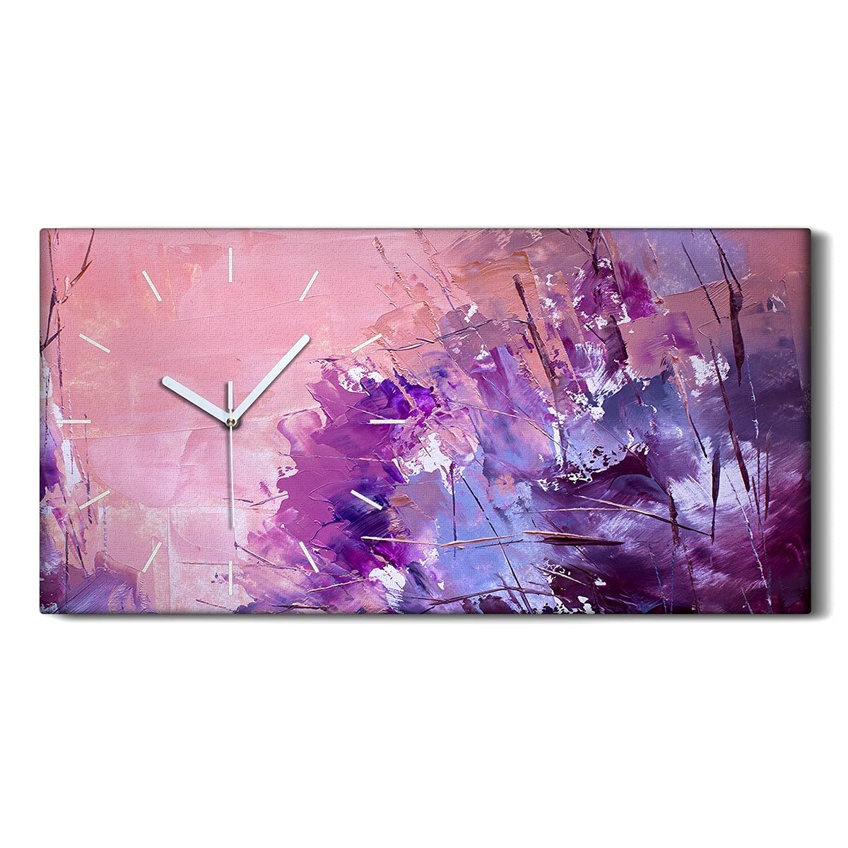 Horloge sur Toile Salon Chambre Décoration Image Moderne 60x30