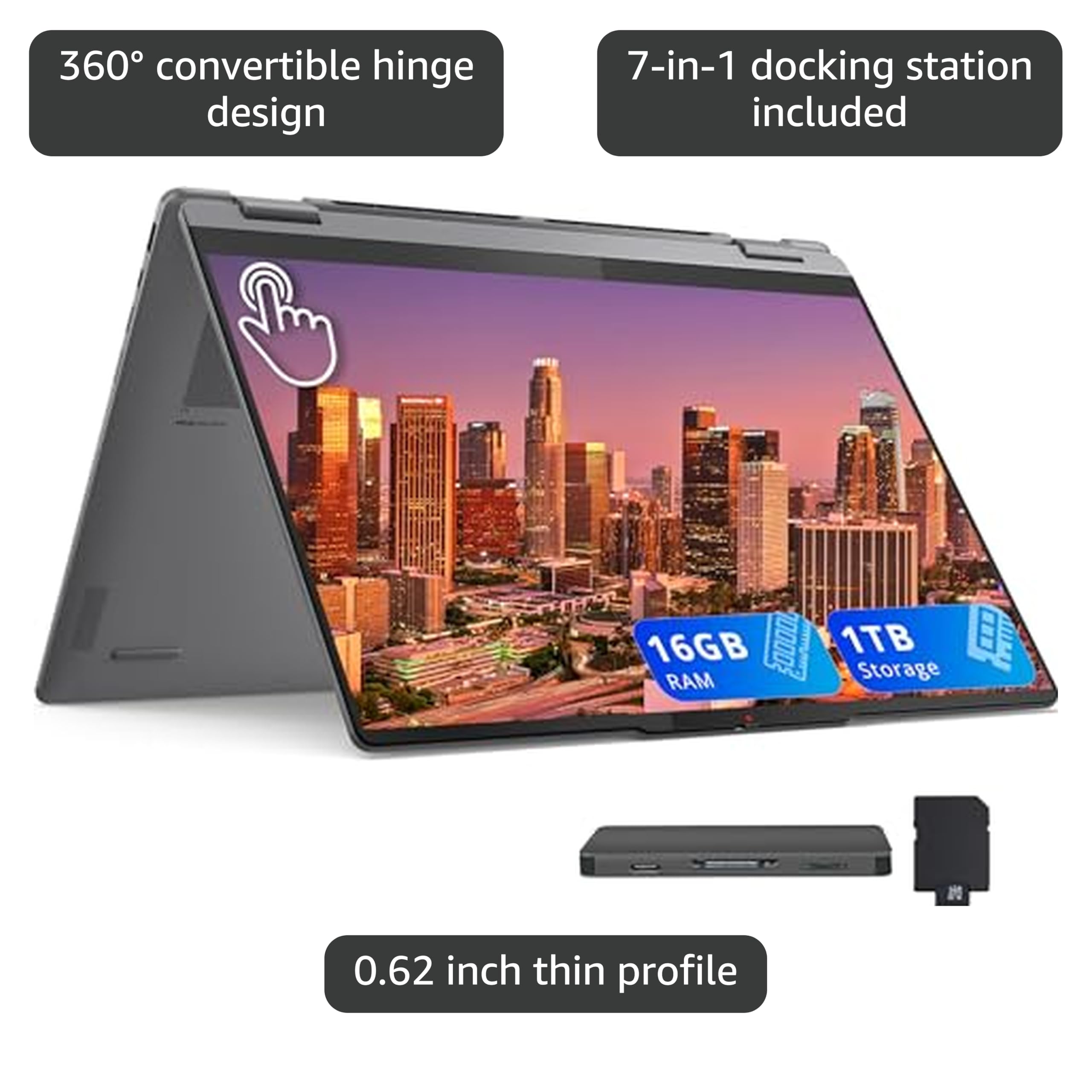 Amazon.com: Lenovo Yoga 7i 2-in-1 16