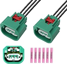 HiSport Headlight Connector Wiring Harness Replace Compatible 68064997AA with Chrysler Jeep Headlight Daytime Running Lamp Parking Light H13