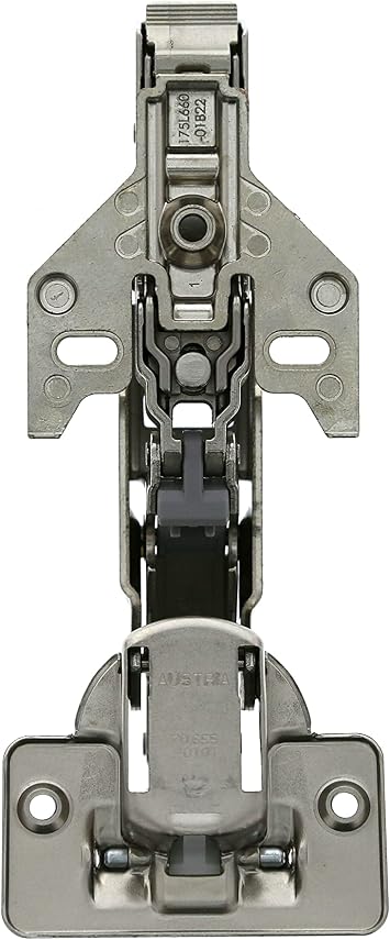 Blum 71T6550 Wide Angled Hinge 170 Degree, FACE Frame Application, Full Overlay with 0mm Face Frame Plate 175L6600.22 (2 - Set)