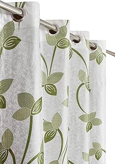 ZYFOX HOME Window Heavy Quality Sheer Print Rod Pocket Curtains 5 Feet Long | High Tenacity Yarn Polyester Curtain| Premiu... Price In India